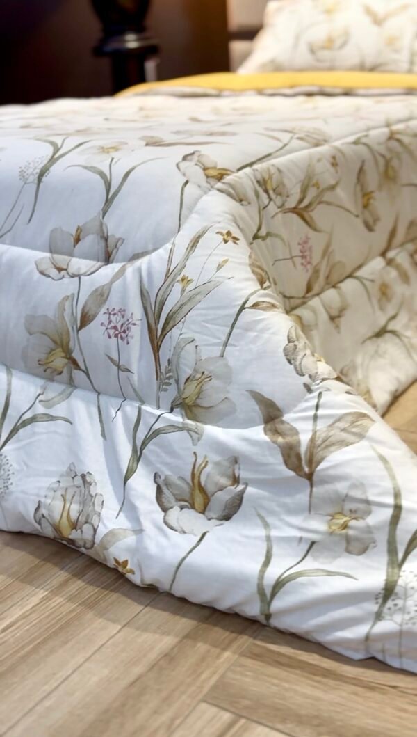 Screenshot Couette Une Place et Demi – Fleurs Naturelles Crème