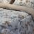 Couette 2 Places Magnolia Beige – Motif Floral Élégant