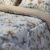 Couette 2 Places Magnolia Beige – Motif Floral Élégant