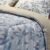 Screenshot Couette 2 Places Motif Feuilles Bleu Gris – Style Nature Chic